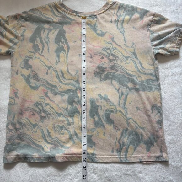 Keith Haring Womens Size 2X Marbled Tee With Pink Heart Graphic - Picture 8 of 9